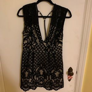 Beautiful black short dress worn once!